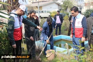 کاشت 10 اصله نهال به مناسبت هفته منابع طبیعی و روز درختکاری در آموزشکده شهید رجایی لاهیجان- اسفند 1402
 4