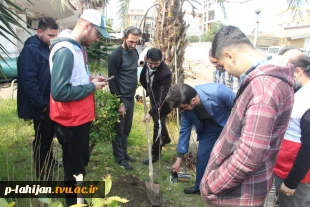 کاشت 10 اصله نهال به مناسبت هفته منابع طبیعی و روز درختکاری در آموزشکده شهید رجایی لاهیجان- اسفند 1402
 8