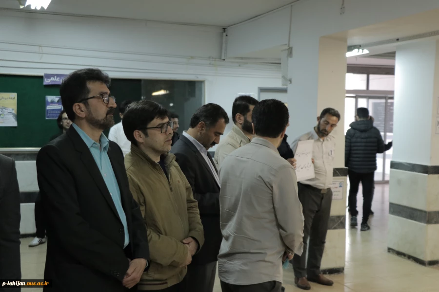 تجمع کارمندان ، اساتید و دانشجویان در آموزشکده ملی مهارت شهید رجایی لاهیجان  12